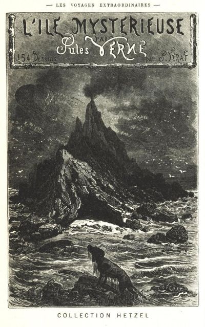 L'île mystérieuse. English by Jules Verne