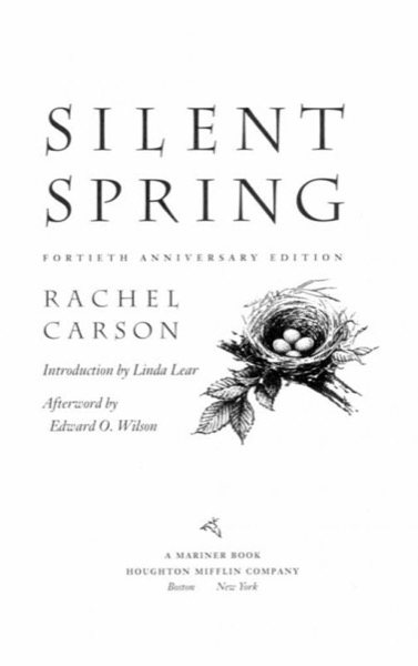 Silent Spring by Rachel Carson