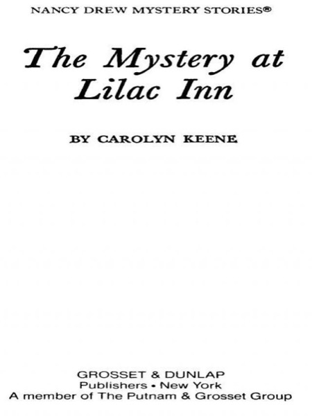 The Mystery at Lilac Inn by Carolyn Keene