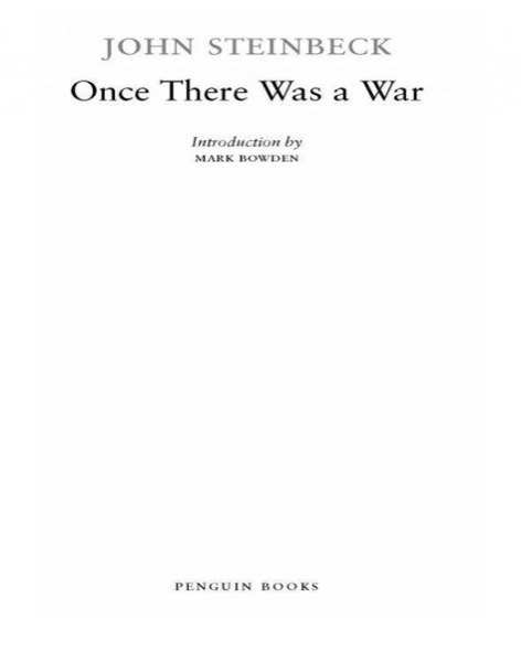 Once There Was a War by John Steinbeck