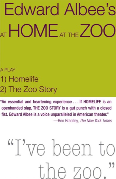 At Home at the Zoo by Edward Albee