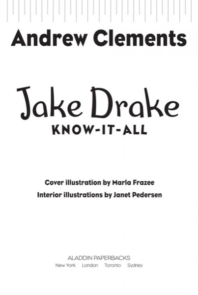 Jake Drake Know-It-All by Andrew Clements