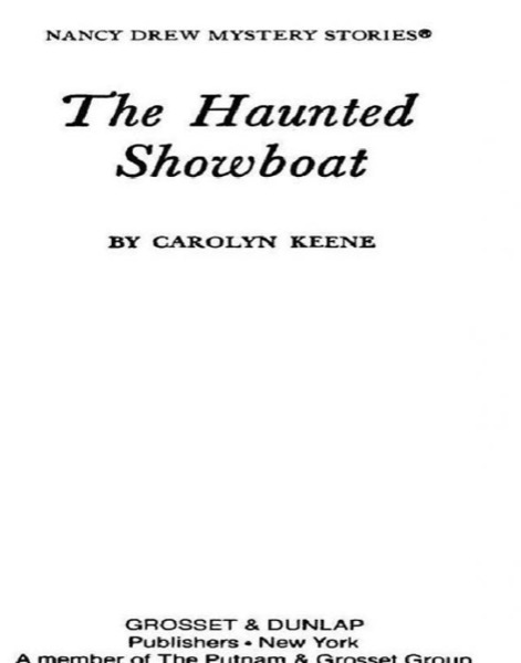 The Haunted Showboat by Carolyn Keene