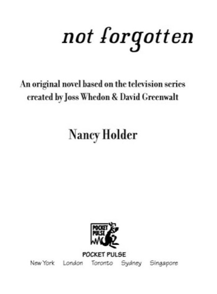 Not Forgotten by Nancy Holder