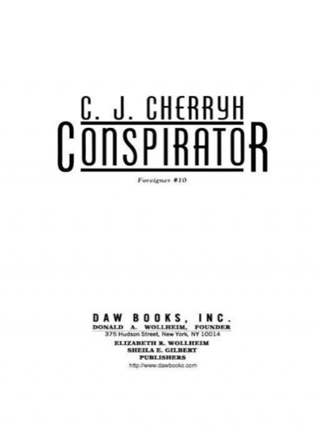 Conspirator by C. J. Cherryh