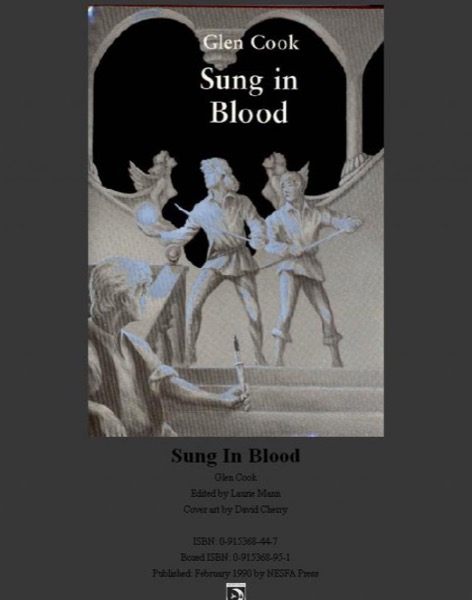 Sung in Blood by Glen Cook