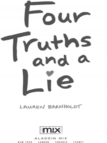 Four Truths and a Lie by Lauren Barnholdt