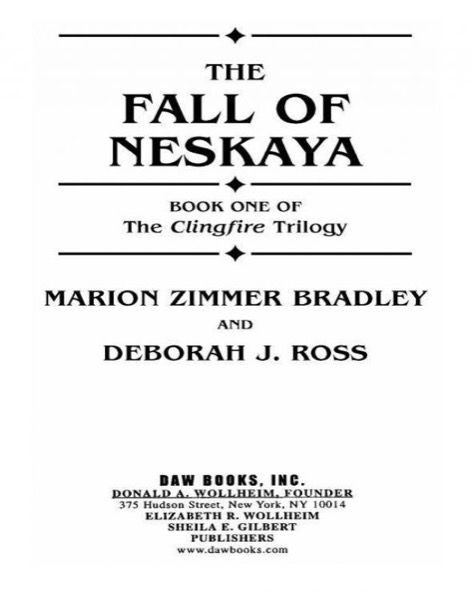 The Fall of Neskaya by Marion Zimmer Bradley