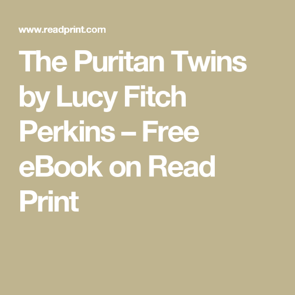 The Puritan Twins by Lucy Fitch Perkins