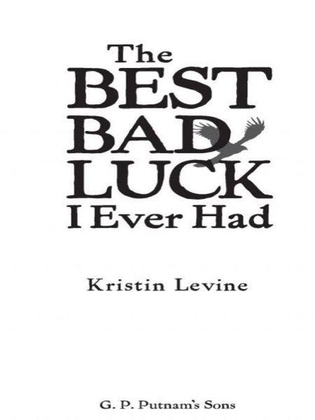 The Best Bad Luck I Ever Had by Kristin Levine