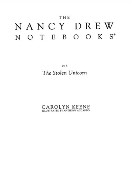 The Stolen Unicorn by Carolyn Keene