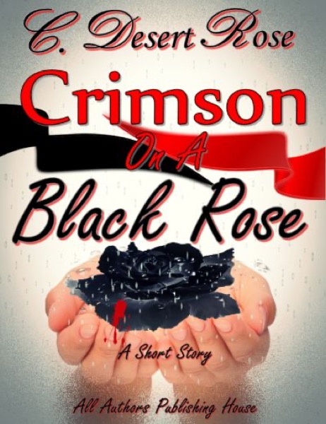 Crimson on a Black Rose