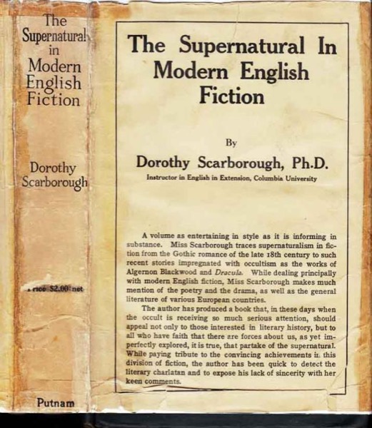 The Supernatural in Modern English Fiction by Dorothy Scarborough