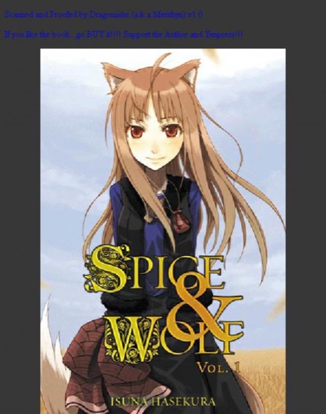 spice & wolf v3 by Isuna Hasekura