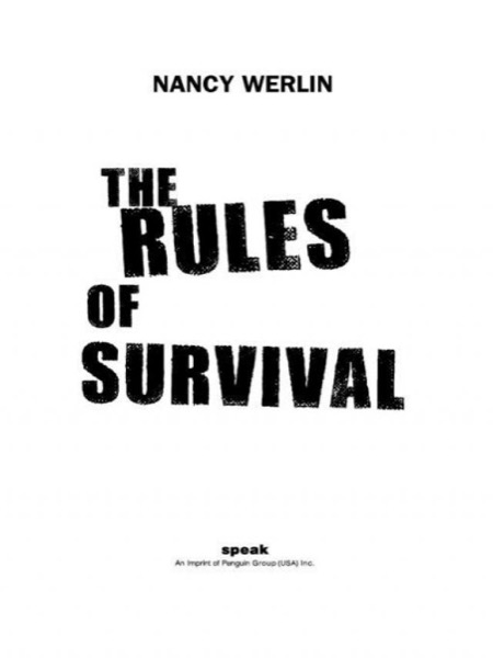 The Rules of Survival by Nancy Werlin