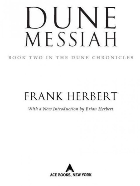 Dune Messiah by Frank Herbert