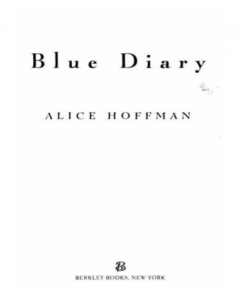 Blue Diary by Alice Hoffman