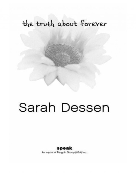 The Truth About Forever by Sarah Dessen