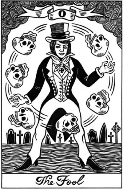 Fifteen Painted Cards From a Vampire Tarot by Neil Gaiman