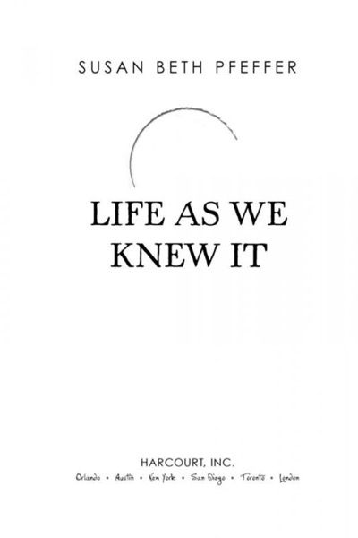 Life as We Knew It by Susan Beth Pfeffer