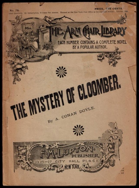 The Mystery of Cloomber by Arthur Conan Doyle