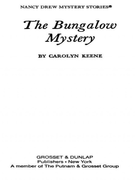 The Bungalow Mystery by Carolyn Keene