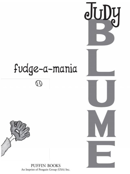 Fudge-a-Mania by Judy Blume