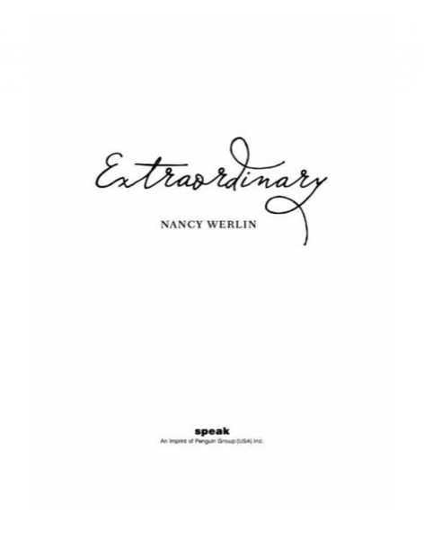 Extraordinary by Nancy Werlin