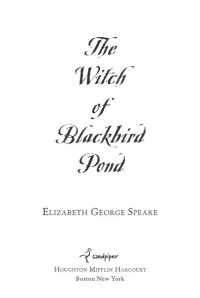 The Witch of Blackbird Pond by Elizabeth George Speare