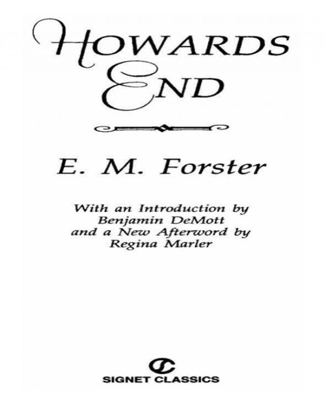 Howards End by E. M. Forster