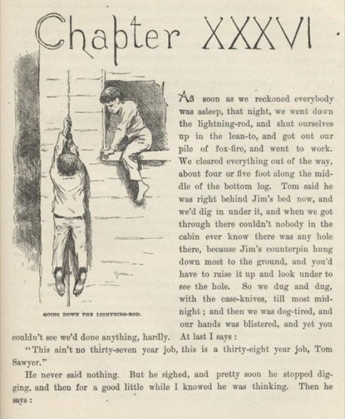 Adventures of Huckleberry Finn, Chapters 36 to the Last by Mark Twain