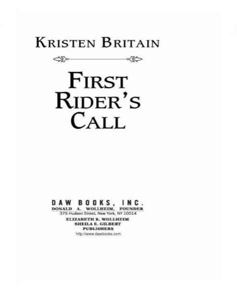 First Rider's Call by Kristen Britain