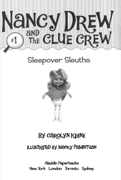 Sleepover Sleuths by Carolyn Keene