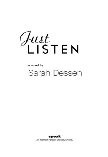 Just Listen by Sarah Dessen