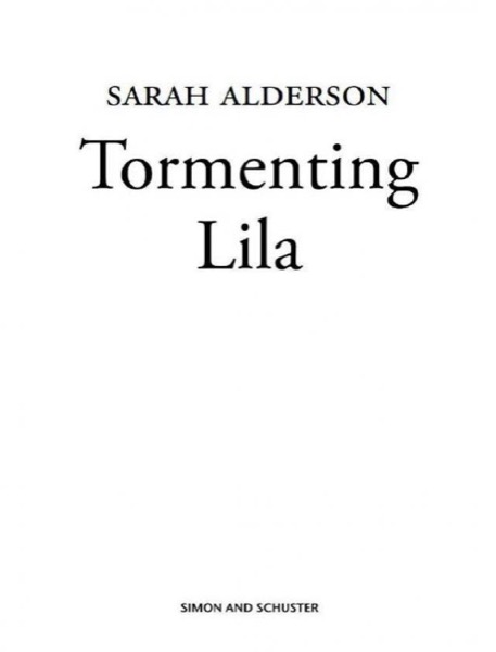 Tormenting Lila by Sarah Alderson