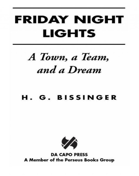 Friday Night Lights by H. G. Bissinger