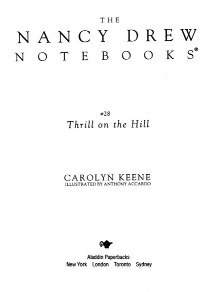 Thrill on the Hill by Carolyn Keene