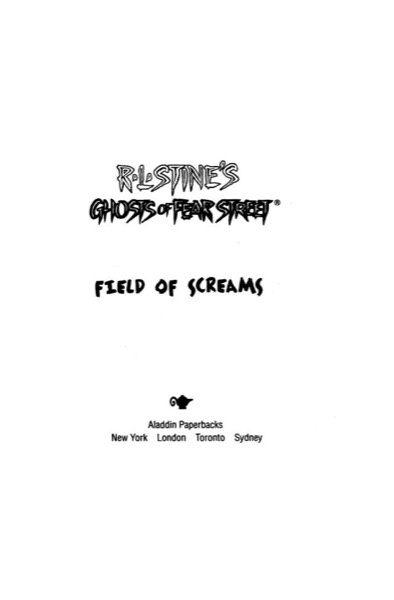 Field of Screams by R. L. Stine