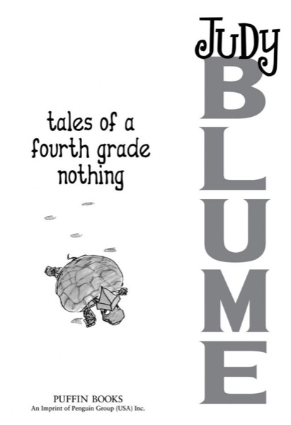 Tales of a Fourth Grade Nothing by Judy Blume