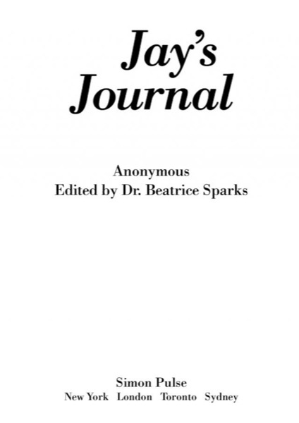 Jay's Journal by Beatrice Sparks