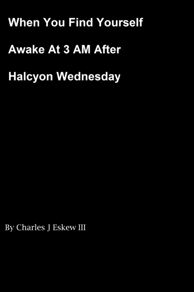 When You Find Yourself Awake at 3 AM After Halcyon Wednesday by Charles J Eskew III